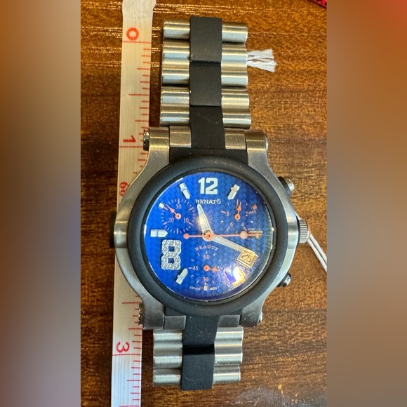 Renato Beauty Diamond Dial Chronograph Dive Watch EUC - Picture 6 of 9